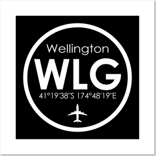 WLG, Wellington International Airport Posters and Art